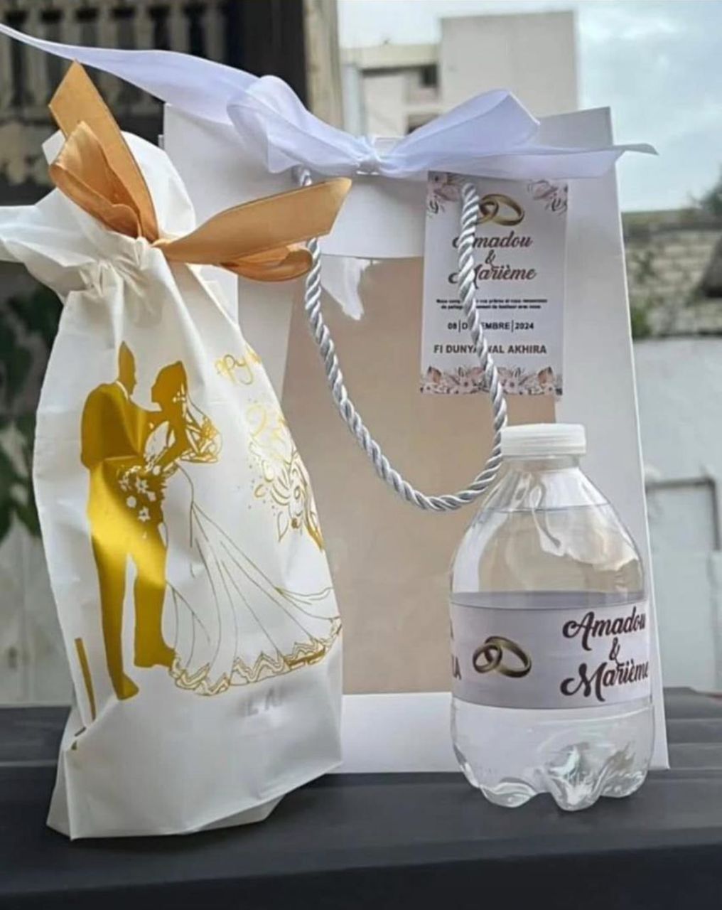 Sachets/Bouteilles personnalisés