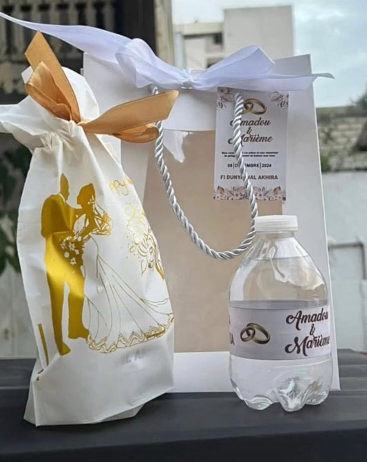 Sachets/Bouteilles personnalisés